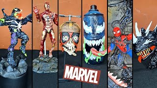 MANUALIDADES MARVEL CÓMICS (recopilación) spider man, venom, iron man, Deadpool