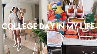 college day in my life | stressed out, grocery/Target haul + making dinner