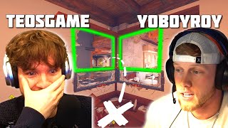 TEOSGAME REACTS TO YOBOYROY STRATS in SIEGE (Twin Shells)