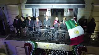 Ceremonia del Grito  de inicio de la Independencia de México en Otzolotepec.