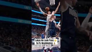 Luka’s Incredible Blind Assist Over Wembanyama! 😮✨ #LukaDoncic #Mavericks #wemby #nbahighlights