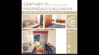 ARRIENDO DEPARTAMENTO 320.000 CL METRO SANTA ISABEL 1D/1B