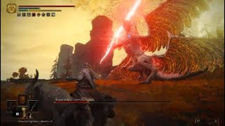 Elden Ring - Ancient Dragon Lansseax Boss Fight (music turned up)