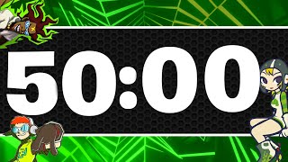 JET SET RADIO 50 Minutes of OST Music - ⏱ TIMER & ALARM ⏱ - with COUNTDOWN