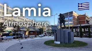 🇬🇷 Lamia City Walk in 4K: Capital of Central Greece