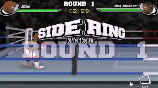 boxing/ side ring knockout /round 1