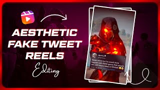 How To Make Tweet Video For Instagram Reels-Aesthetic Fake Tweet Reels Editing-Shining Tweet Videos