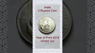 India 2 Rupees Coin (2019) | Indian Currency || United Joy