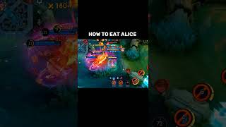 How to eat Alice #bruno #mobilelegends #mlbb #shorts