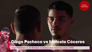 Diego Pacheco vs Marcelo Cóceres. Weigh-in. Pesaje