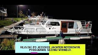 Rejs(ik) po Jeziorze Pątnowskim stalowym jachtem motorowym.