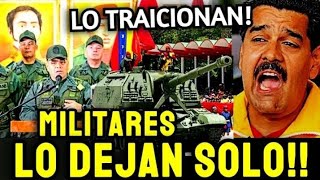 Los militares traicionan a Maduro