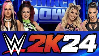 Bayley & Dakota Kai vs Alexa Bliss & Jacy Jayne (WWE 2K24)