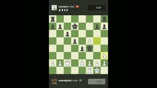 A London system opening with rook sacrifice chess game at chess.com unprotected white king