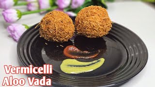 Spicy Potato Fritters with a Twist: Vermicelli Aloo Vada @komal's cooking and lifestyle