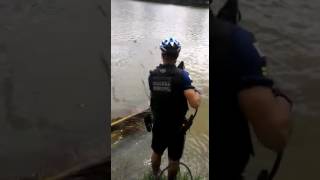 GCM de BH, Grupamento bike patrulha salva cidadão na lagoa da pampulha