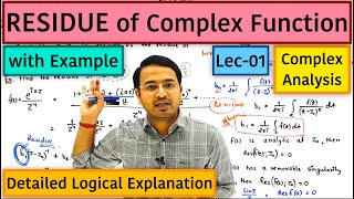 Residue of a Complex Function: Part-1