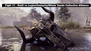 Mortal Online 2 - Fight 11 - KotO vs Legion/Integrity/Whole Vaada Collective Alliance