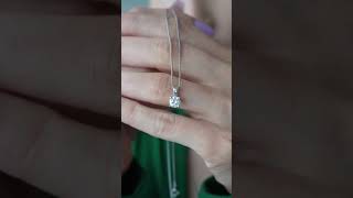 Round Solitaire Diamond Pendants Unboxing - Abelini