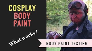 Cosplay Body Paint test - comparison