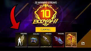 10 BOOYAH STREAK NEW REWARDS AMAZING EVENT😱BTGU GAMING🔥FREE FIRE