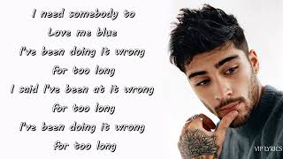 ZAYN - BLUE (Lyrics)