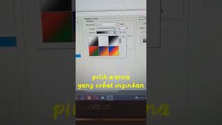 Simpel‼️Ubah warna text menjadi gradasi Di Photoshop #shorts