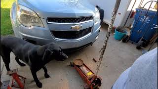 2014 Chevy Equinox brake pad and rotor replacement.