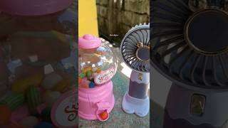 ASMR CANDY MACHINE & MINI FAN #shorts #viral