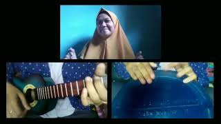 DEKAT DI HATI-RAN (COVER BY RITME) COVER JAUH BARENG ENGGLIA-TITA LOPITA UKULELE DAN PERKUSI