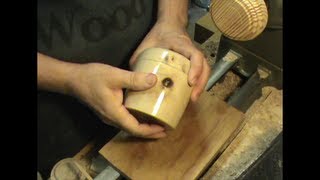 Turning a Maple Salt Box part 1