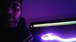 LEDs verbasteln, 2x 5 Meter RGB Stripe am Bett