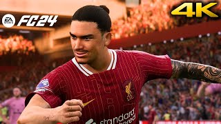 FC 24 - Liverpool vs Brentfort Ft. Núñez, Salah | Premier League 24/25 Full Match | [4K60]