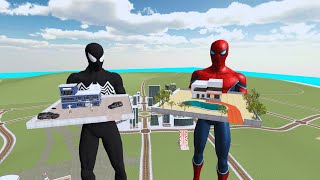 Franklin Fight Giant Spiderman - INDIAN BIKE DRIVING 3D