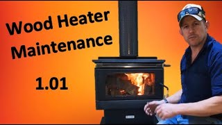 Wood stove maintenance tips. Wood heater slow combustion heater