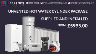 Unvented Hot Water Cylinder Package  - Lee James Plumbing & Heating