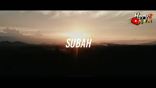 VIEW DRONE SUNSET DI SUBAH