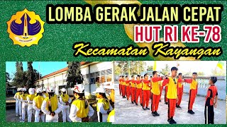 SDN 2 Kayangan Ikuti Lomba Gerak Jalan Peringatan HUT RI Ke-78 Kecamatan Kayangan