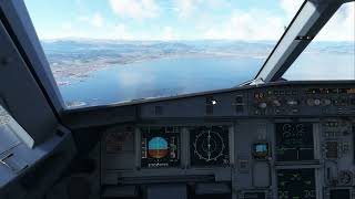 Fenix A320 vEZY Landing RNAV - visual 04L at Nice (LFMN)