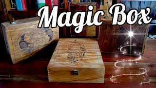 MAGIC BOX*** le mie creazioni in legno *** contenitori magici #esoterismo #magicbox #magia