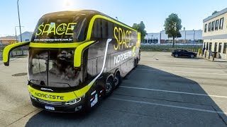 LONG BUS DRIVE IN EUROTRUCK SIMULATOR 2 | ETS2 BUS MODS | ETS 2 BUS DRIVE