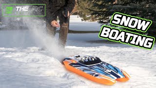 Traxxas M41 driving on the snow something you really need to try out!!