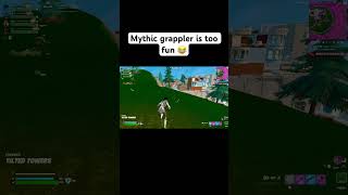 Mythical grappler in Fortnite is OP 😱 #shorts #fortnite