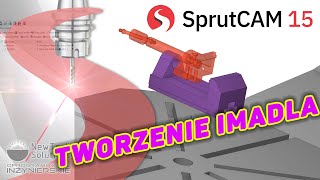 SprutCAM 15 | Tworzenie mocowań - Imadła | How do you create a vise? #CNCvise #CNC