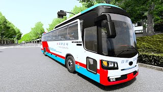 Kia Granbird Bus Vs Traffic Accident #2 - BeamNg Drive