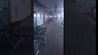 Waking around the ms Veendam, Holland America Cruise Ship