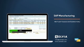 SAP Manufacturing-Mettler Toledo Entegrasyonu