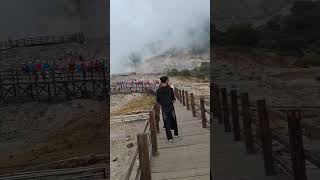 Wisata Kawah sikidang Dieng Wonosobo Banjarnegara