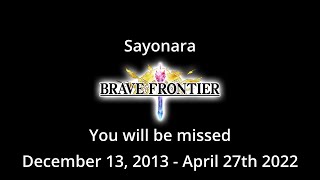 Sayonara Brave Frontier