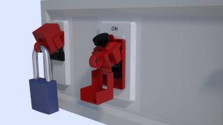 Abus Safety Animation Circuit Breaker Lockout